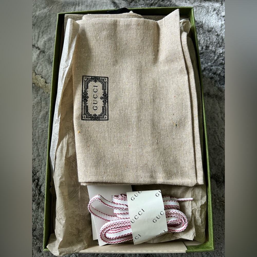 Women’s Multi-Color Gucci Basket Sneaker - Picture 3 of 13